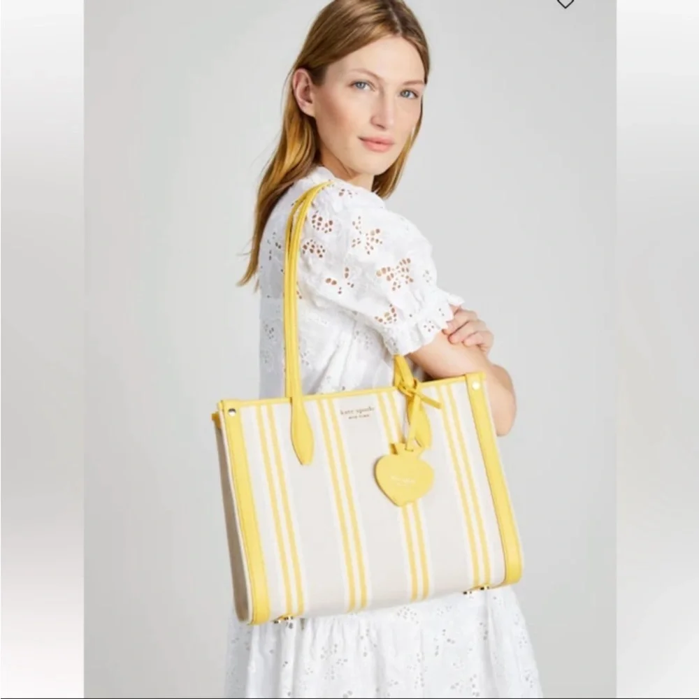 Kate Spade Market Street Medium Tote Morning Light Multi Canvas FINAL PRICE - Picture 2 of 8